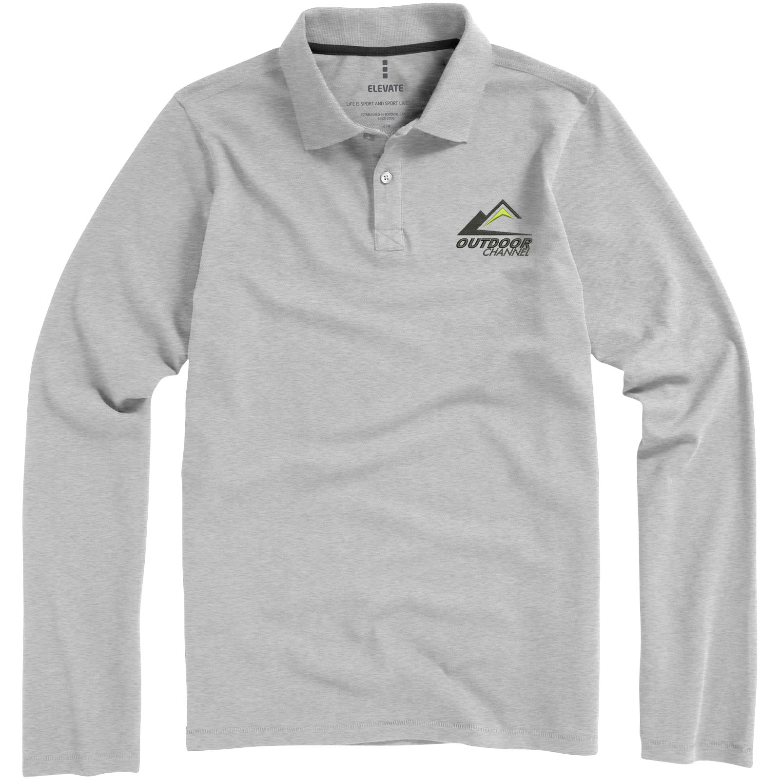 Polo de manga larga para hombre Oakville