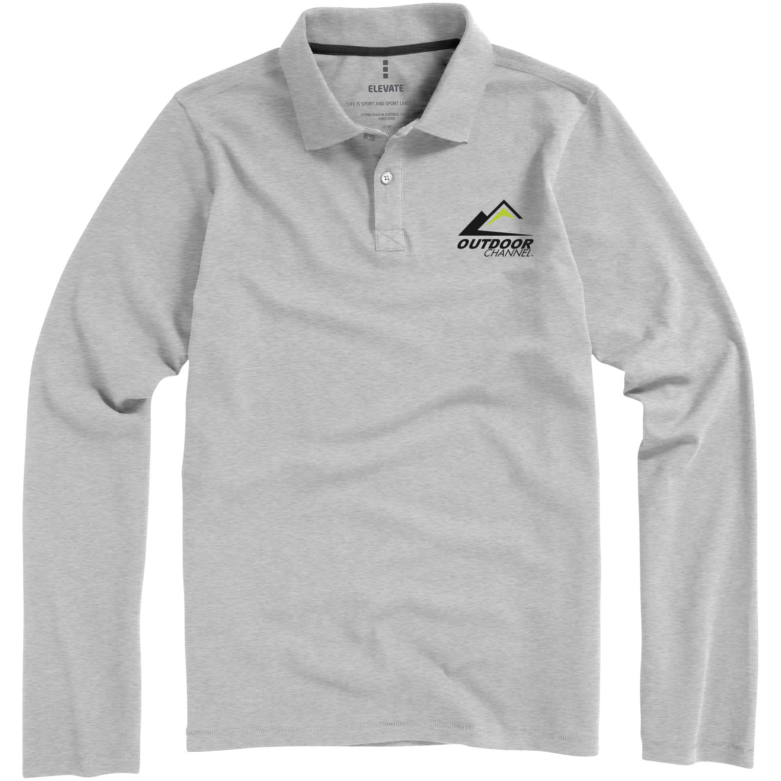 Polo de manga larga para hombre Oakville