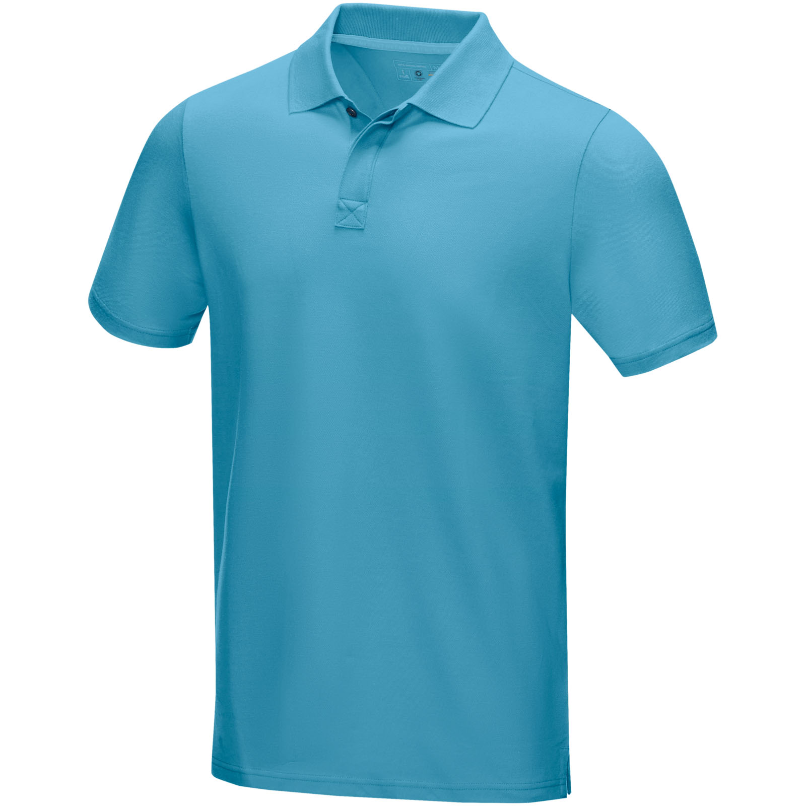 Polo orgánico de manga corta para hombre Graphite