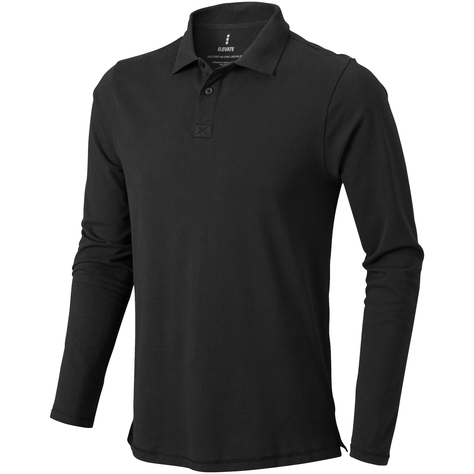 Polo de manga larga para hombre Oakville