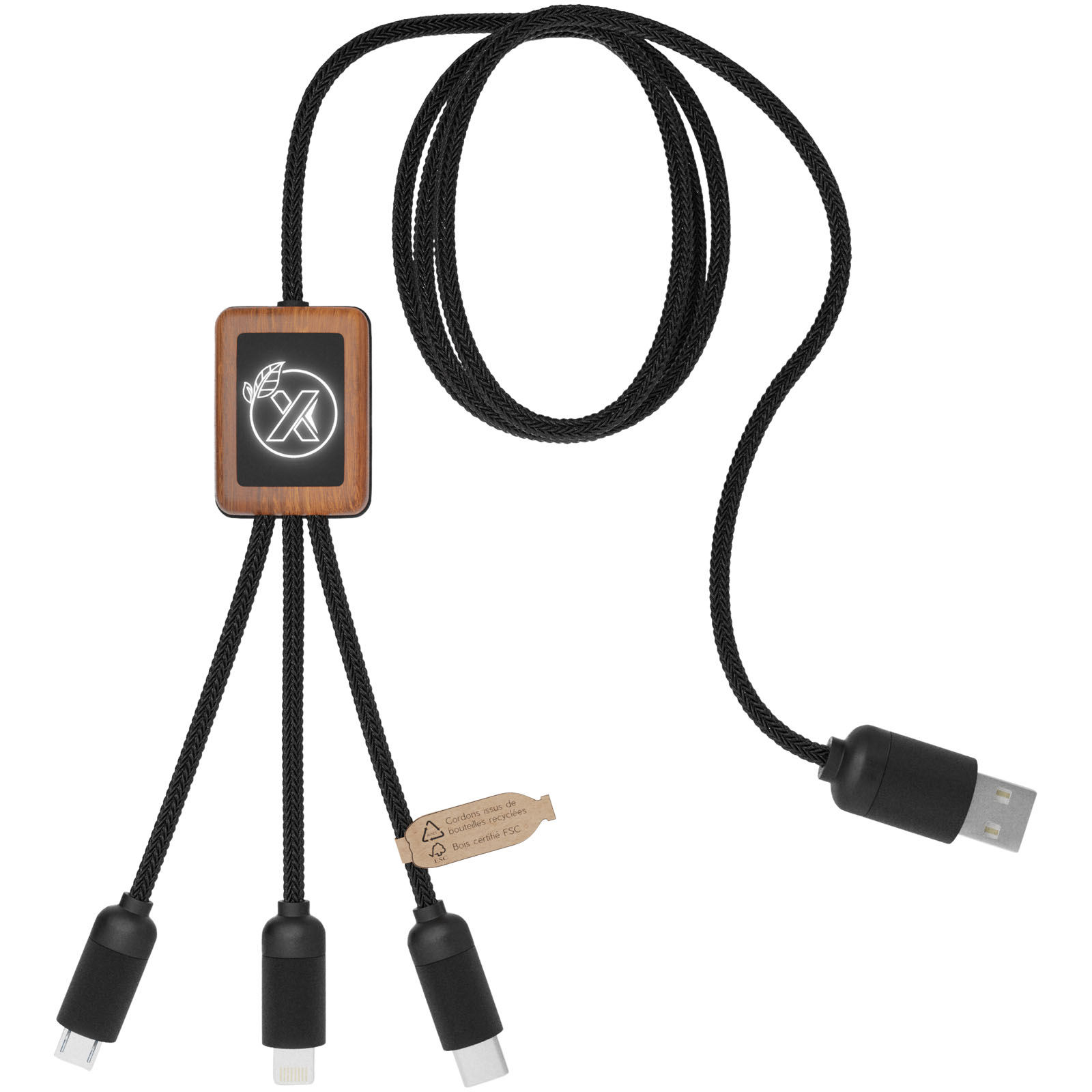 Cable de bambú 3 en 1 SCX.design C29