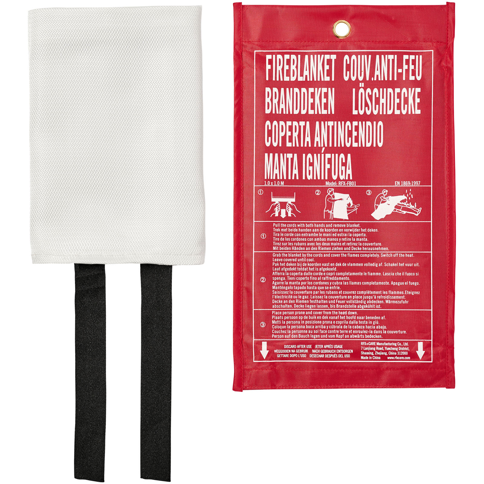 Manta de emergencia contra incendios Margrethe