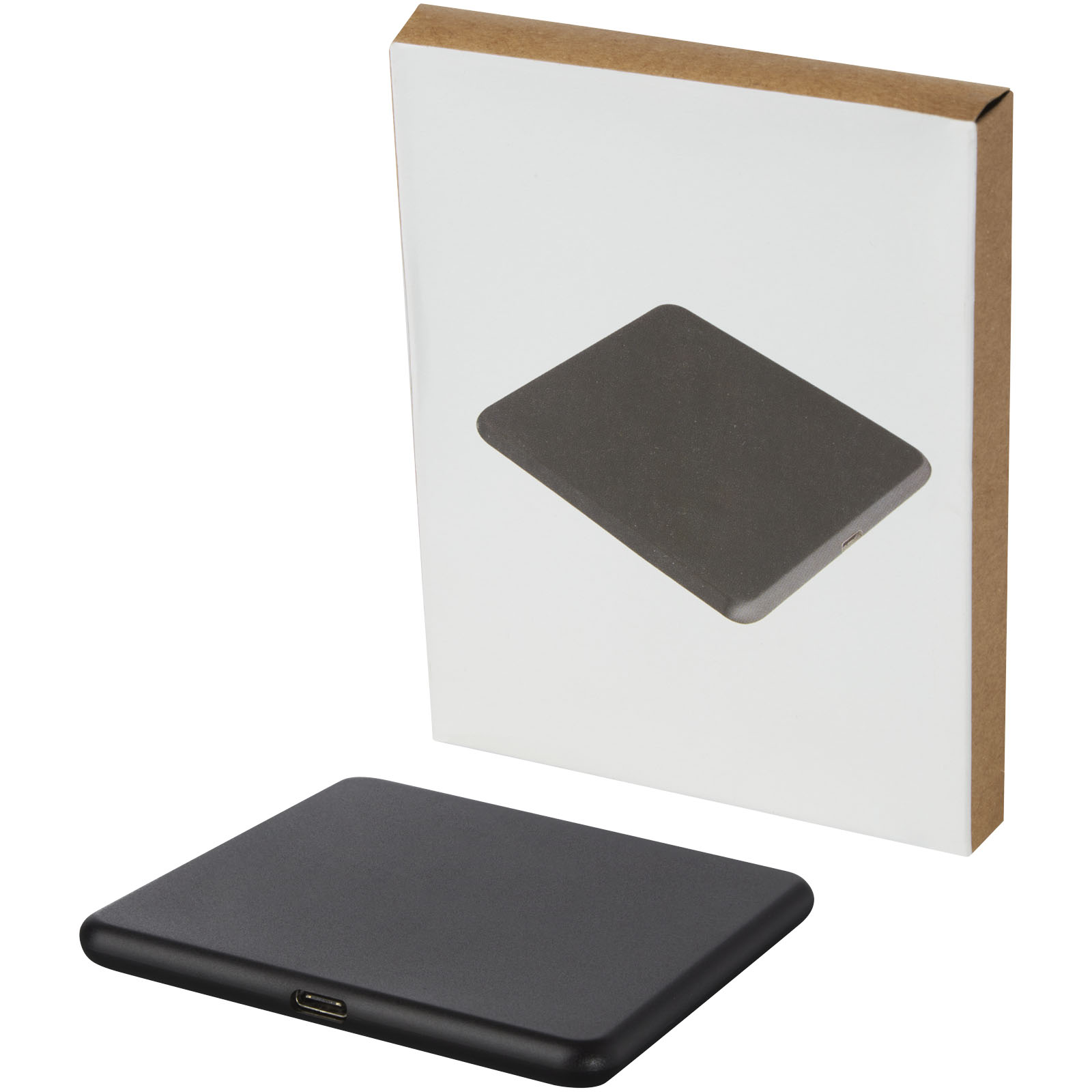 Base de carga inalámbrica de plástico reciclado de 10 W Loop