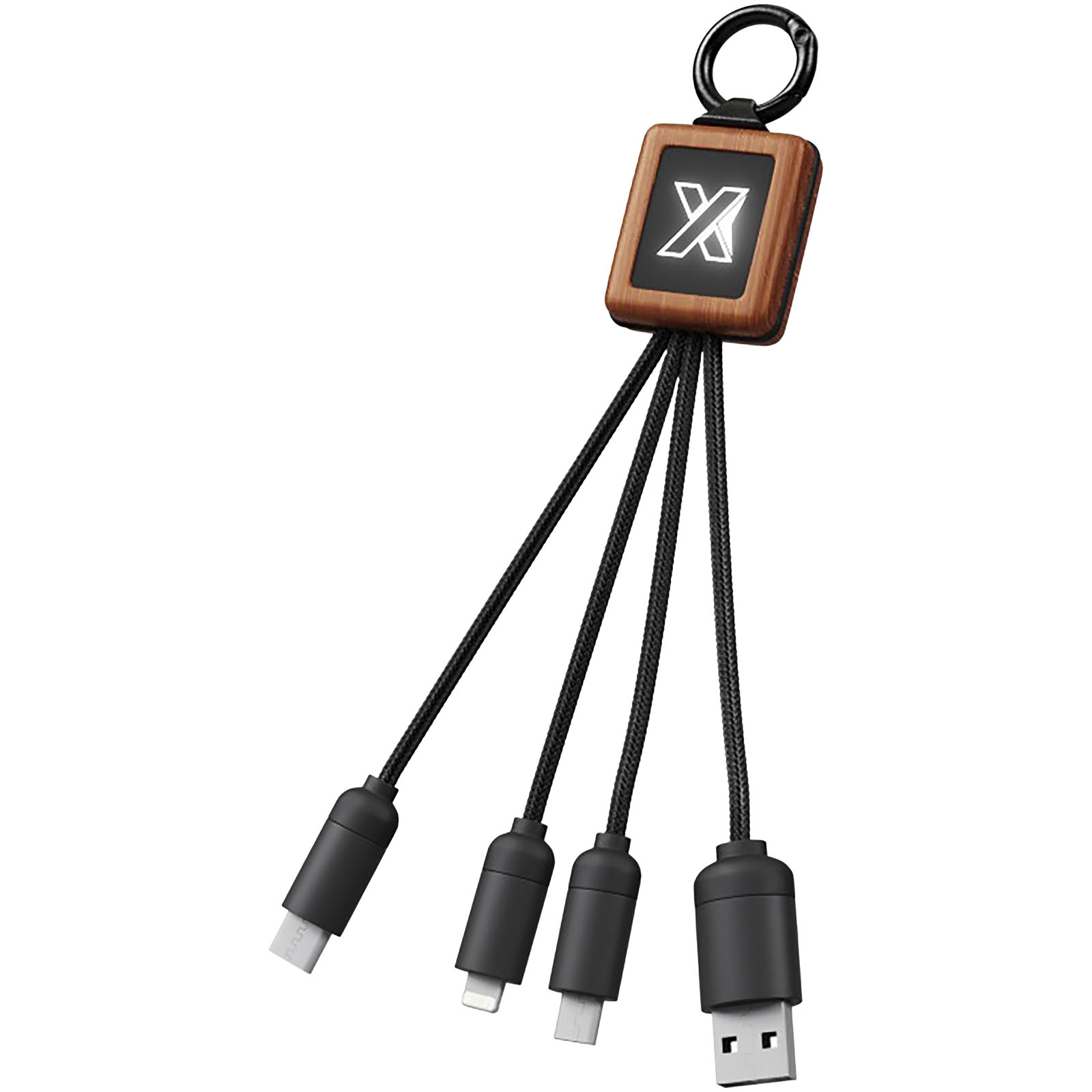 SCX.design Cable de madera de 20 W FSC fácil de usar C-19