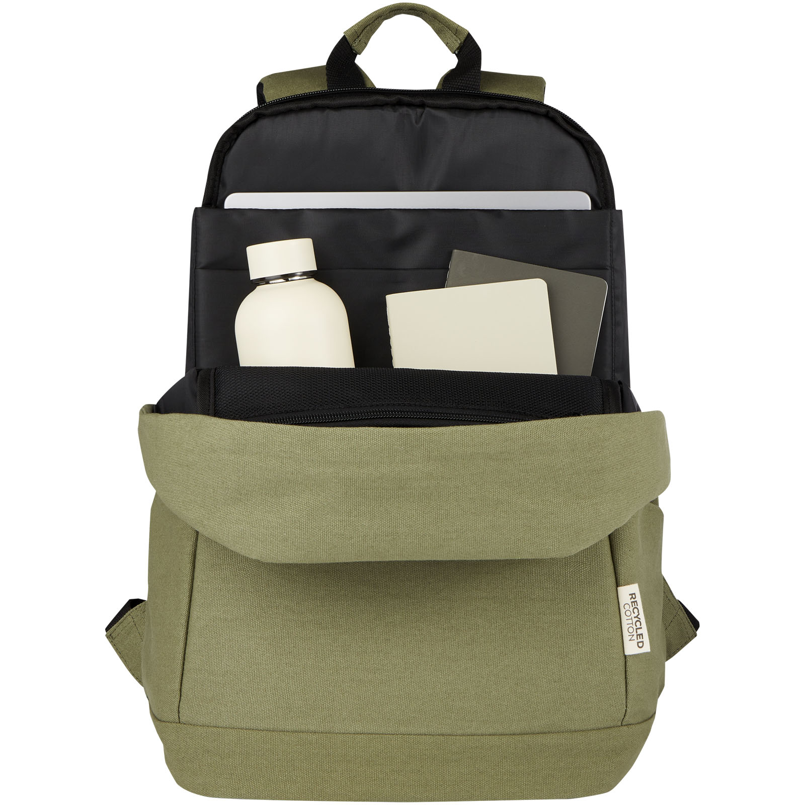 Mochila antirrobo de 18 L para portátil de 15,6 de lona reciclada GRS Joey