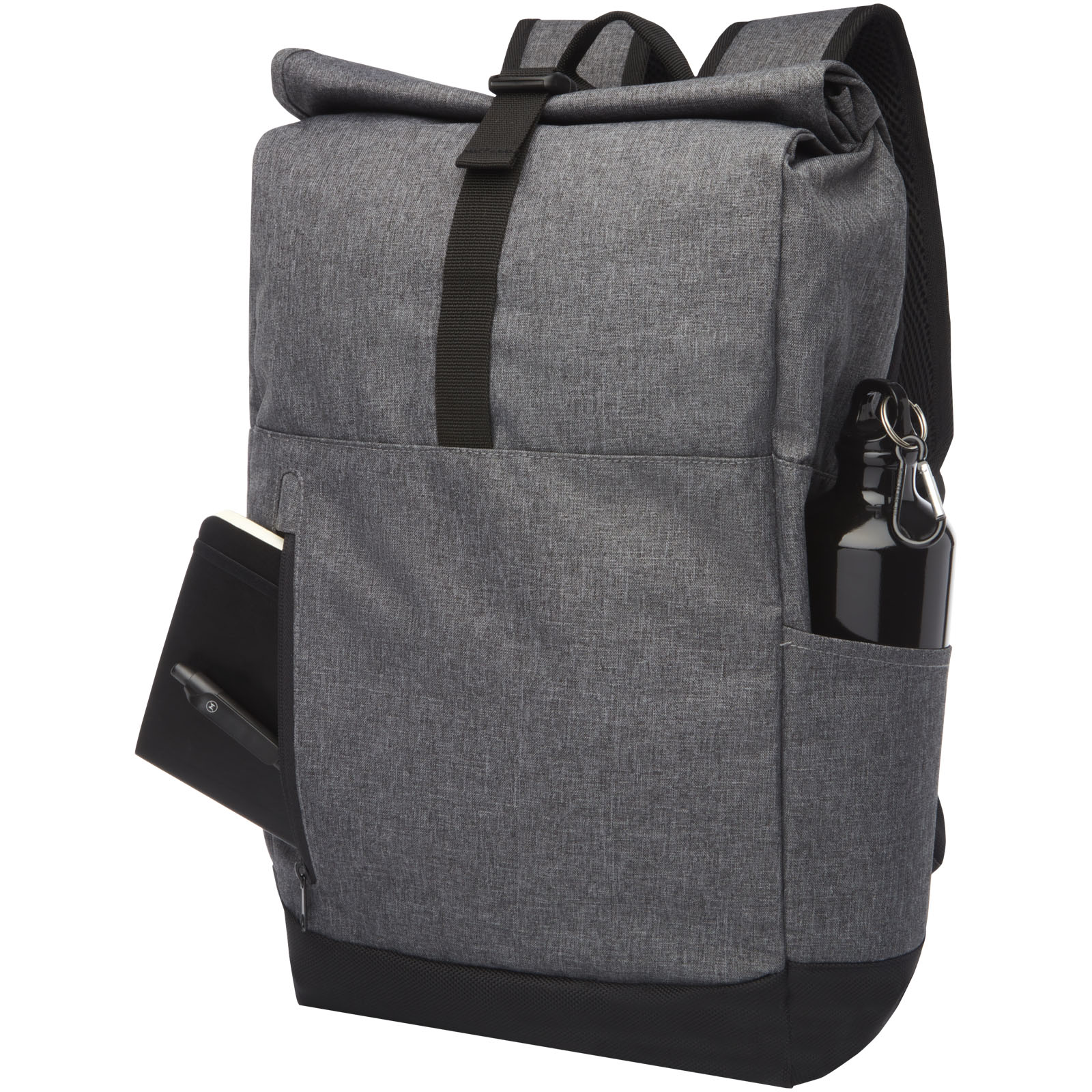 Mochila para portátil de 15,6 reciclada GRS con cierre superior 12L Hoss