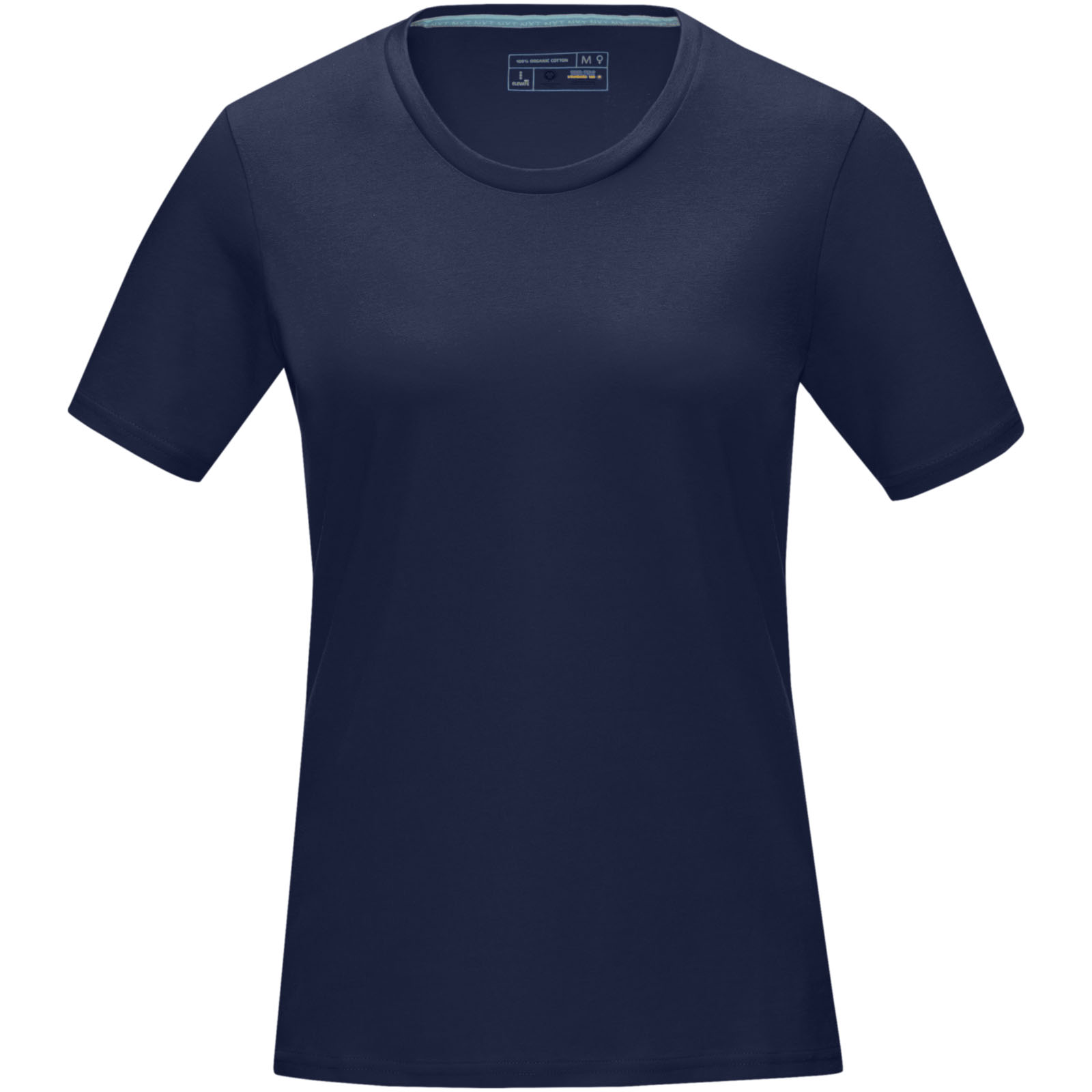 Camiseta orgánica de manga corta para mujer Azurite