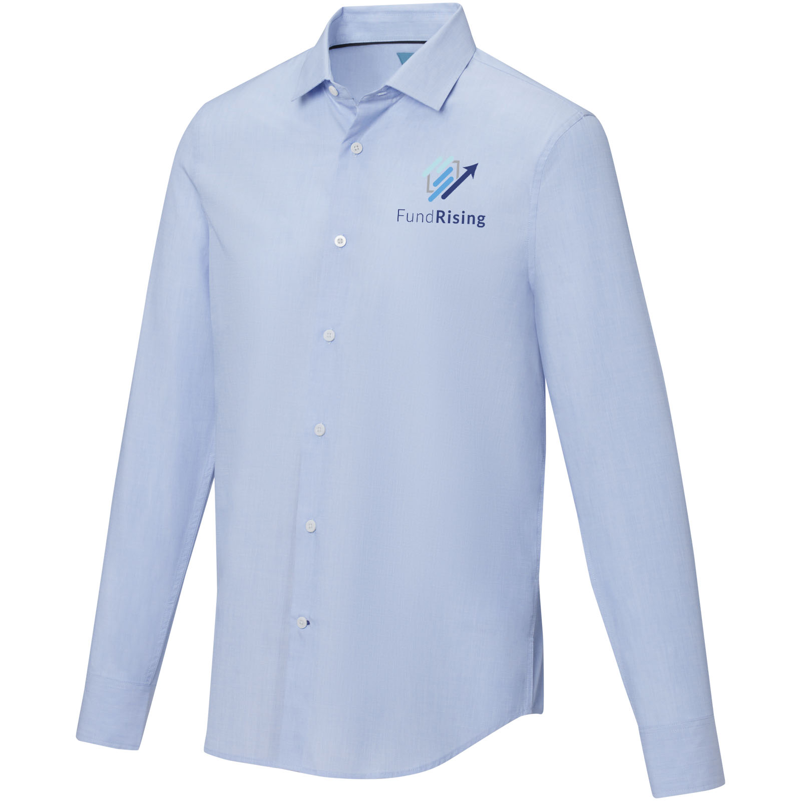 Camisa orgánica de manga larga para hombre