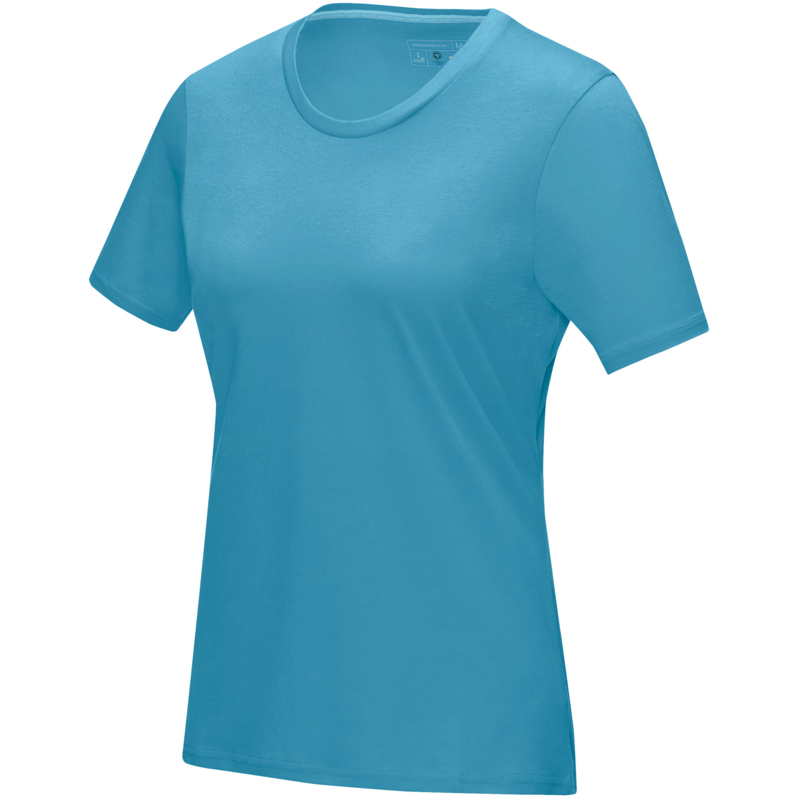 Camiseta orgánica de manga corta para mujer Azurite