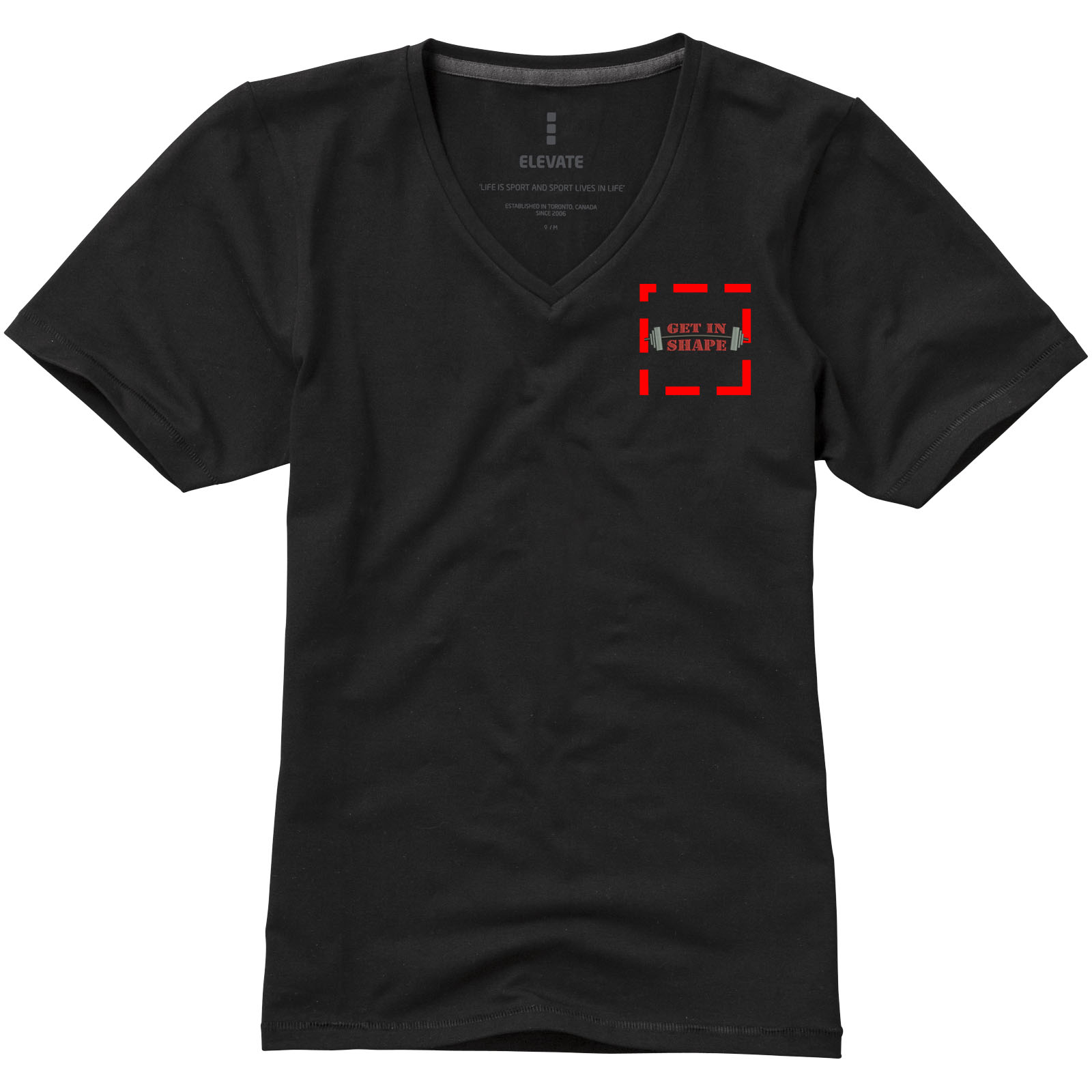Camiseta orgánica de manga corta para mujer Kawartha