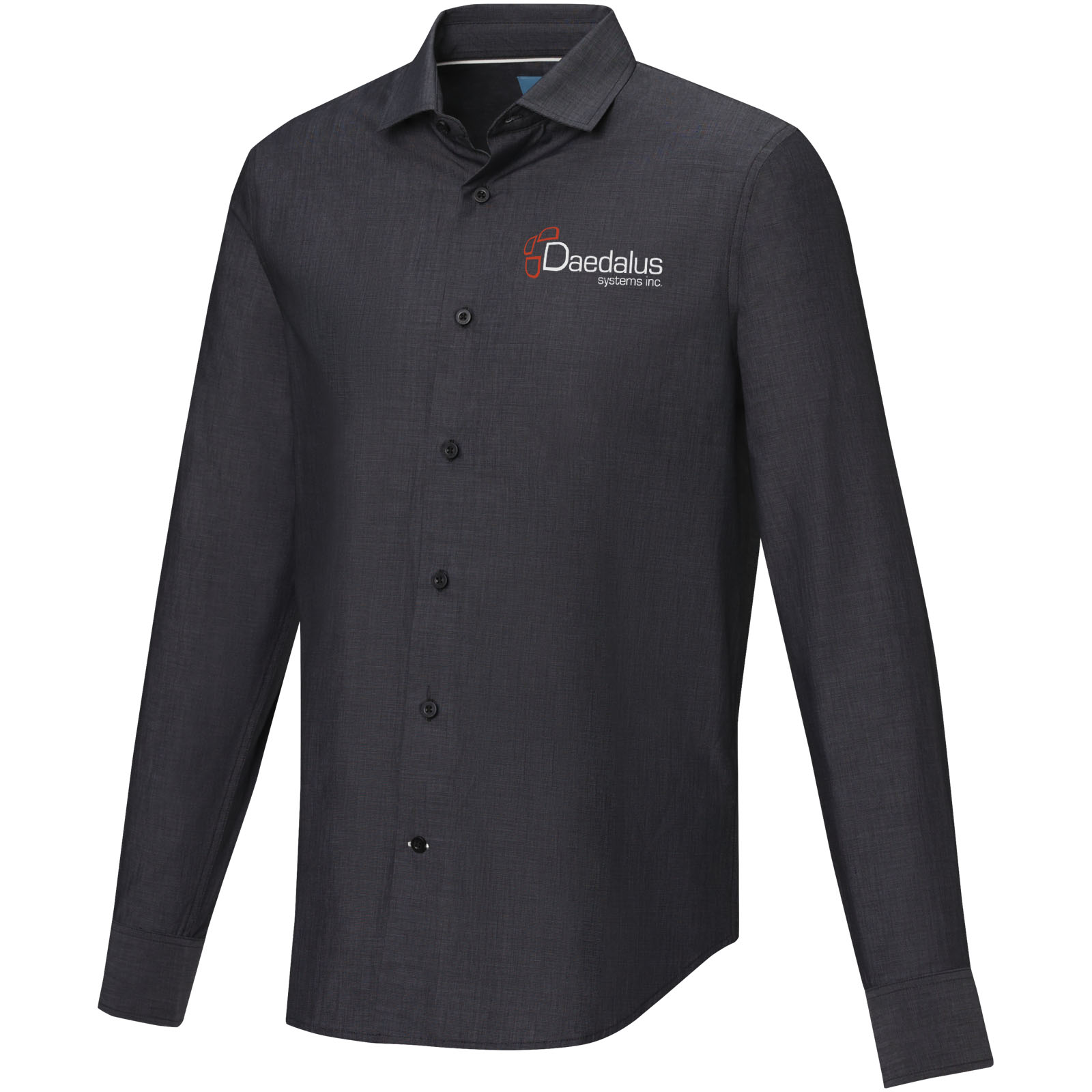 Camisa orgánica de manga larga para hombre
