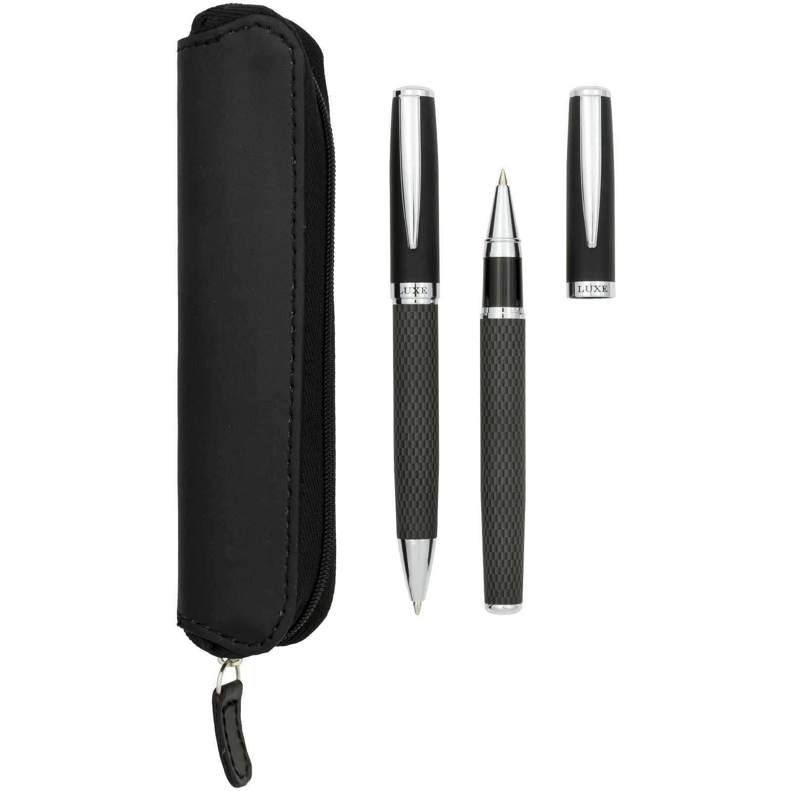 Set de regalo duo con estuche Carbon (tinta negra)