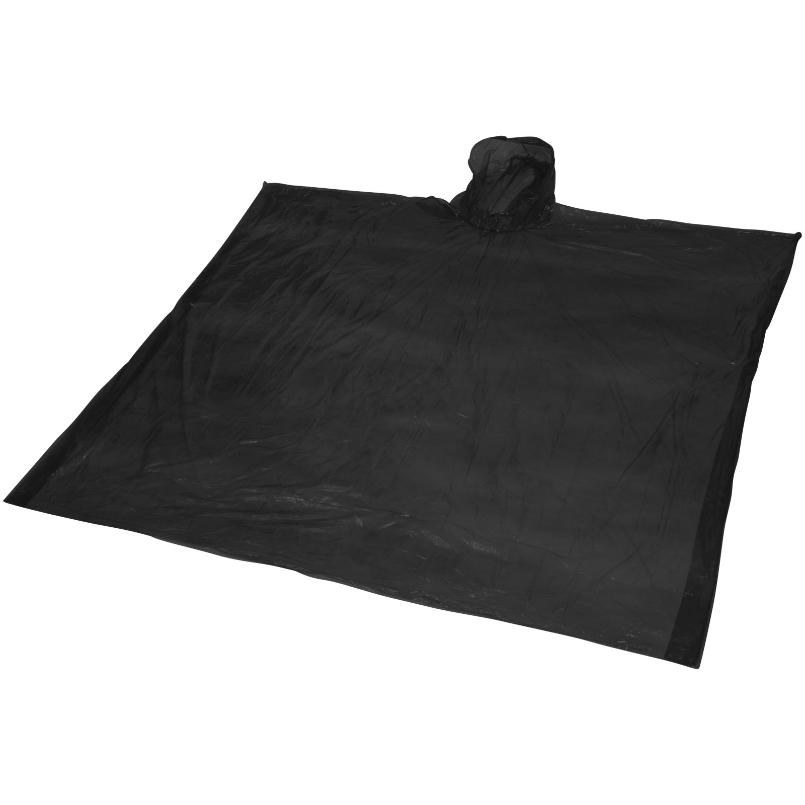 Poncho de lluvia desechable de material reciclado con bolsa de almacenamiento Mayan