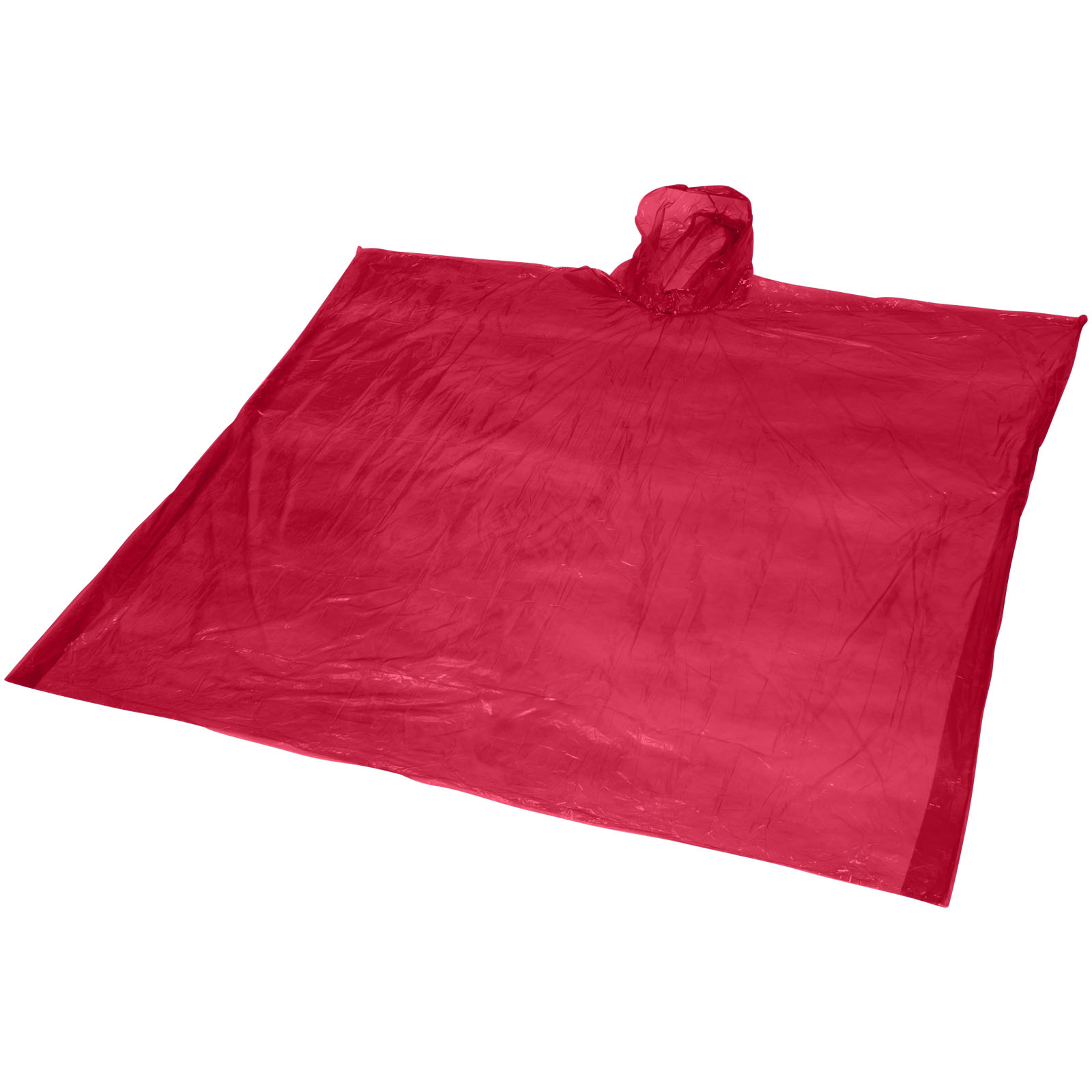 Poncho de lluvia desechable de material reciclado con bolsa de almacenamiento Mayan