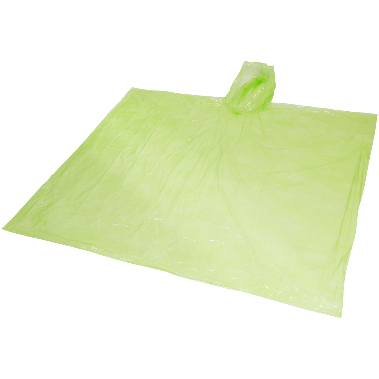 Poncho de lluvia desechable de material reciclado con bolsa de almacenamiento Mayan