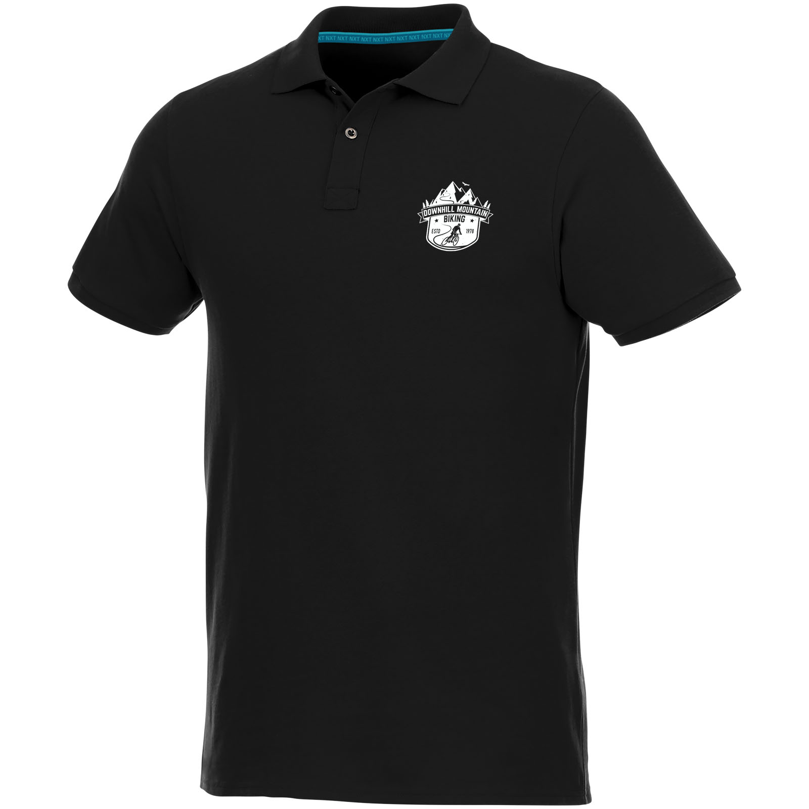 Polo de manga corta de material reciclado orgánico para hombre Beryl