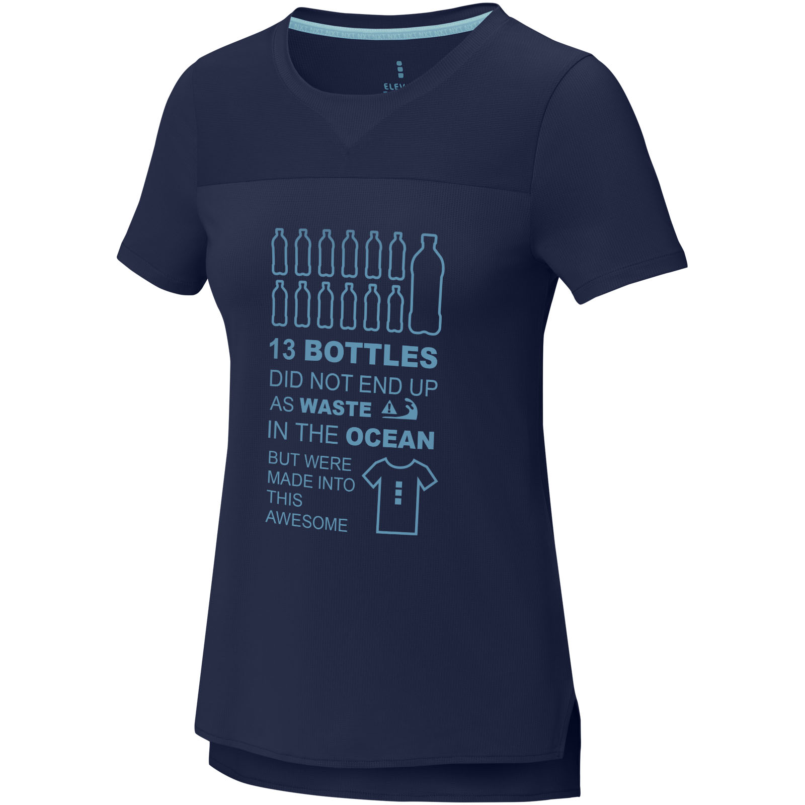 Camiseta Cool fit de manga corta para mujer en GRS reciclado Borax