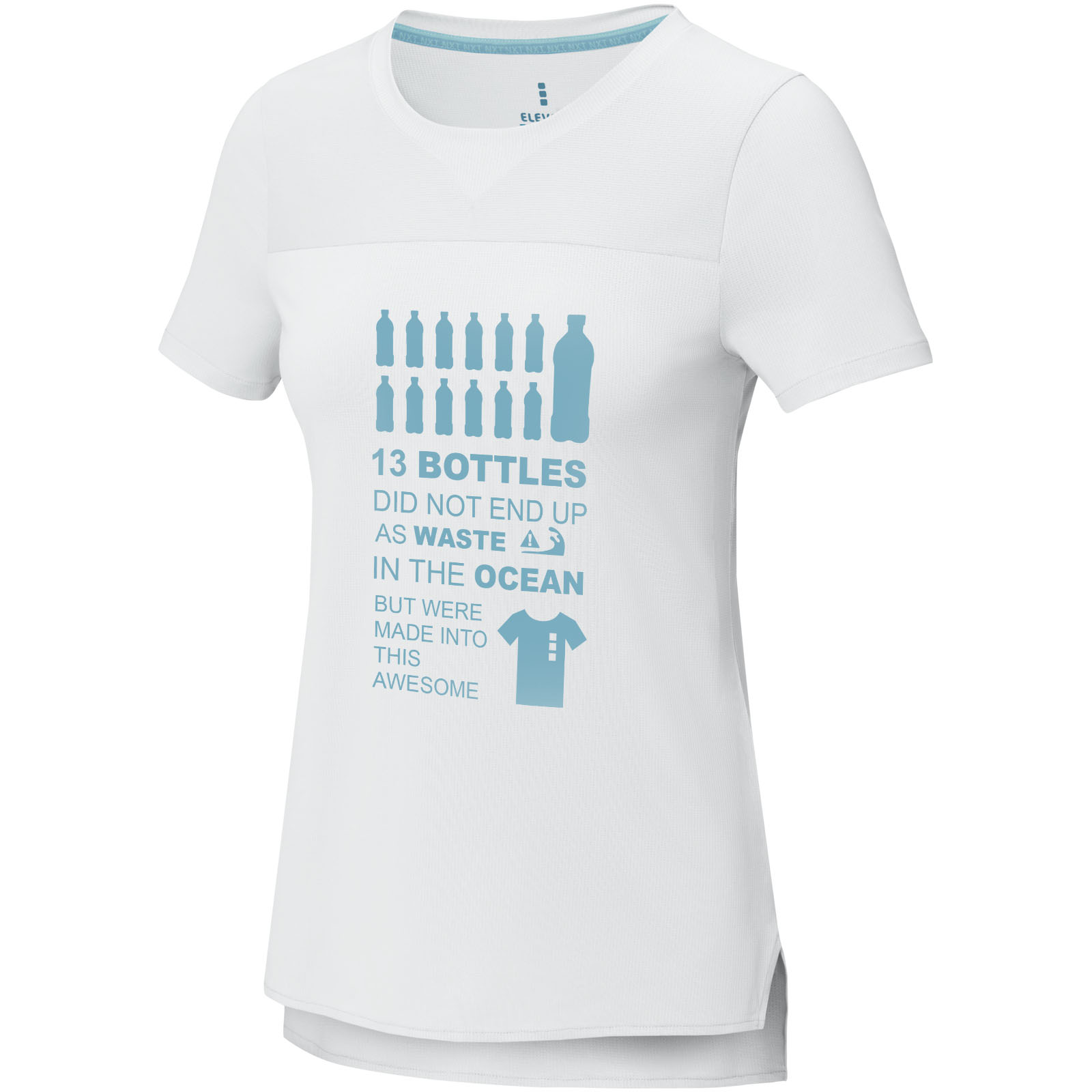 Camiseta Cool fit de manga corta para mujer en GRS reciclado Borax