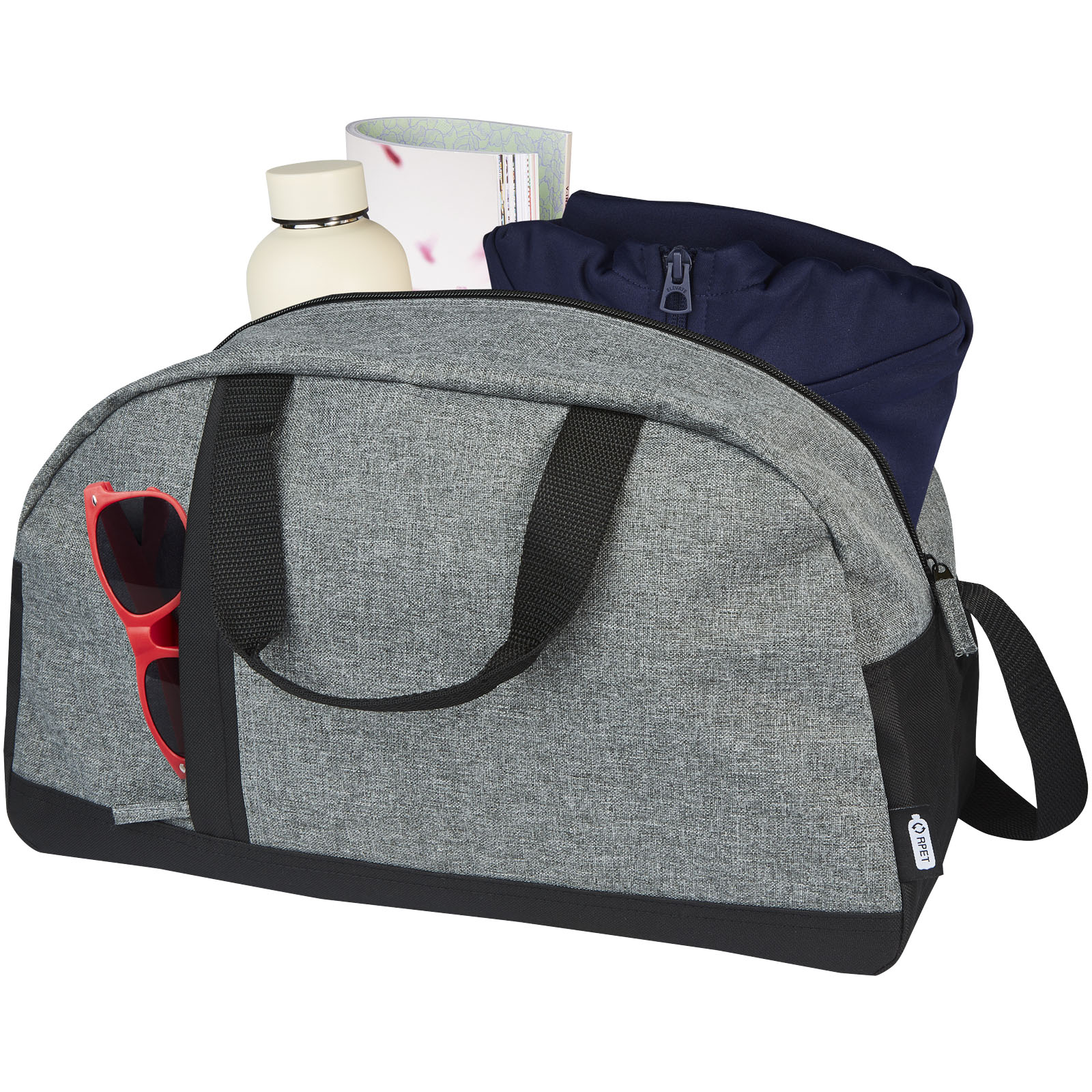 Bolsa deportiva de lona en dos tonos reciclada GRS de 21 L Reclaim