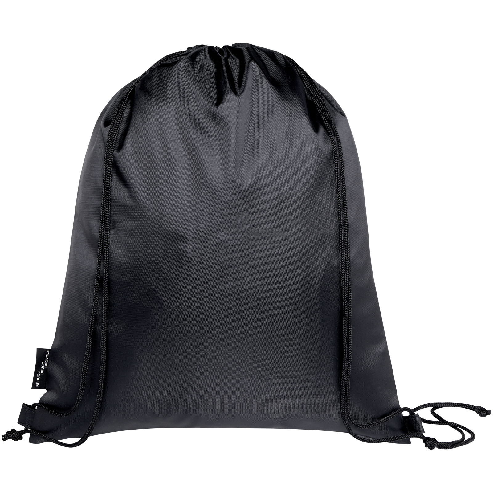Bolsa con cordón plegable reciclada de 7L Ash