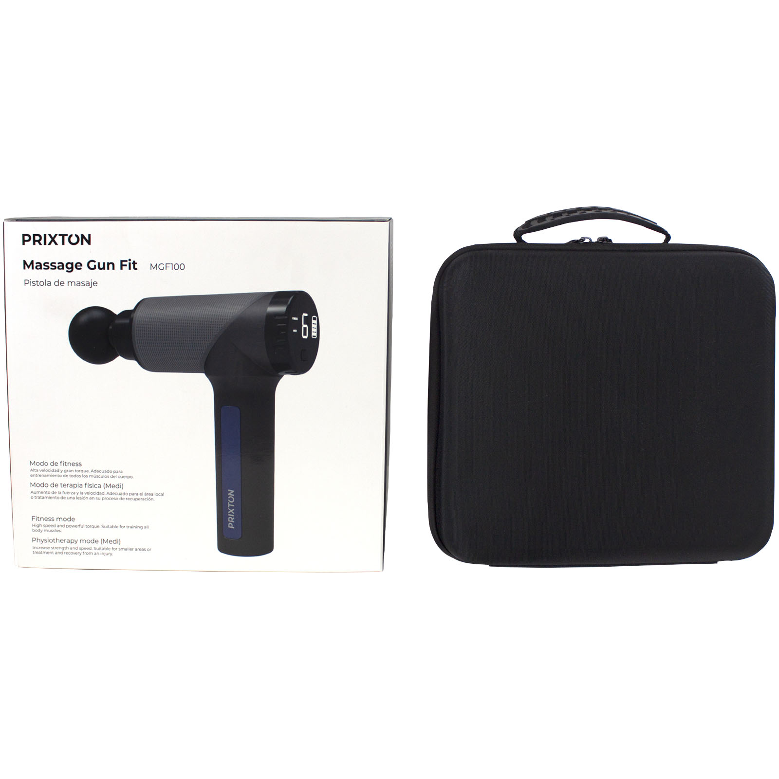 Pistola de masaje Prixton MGF100