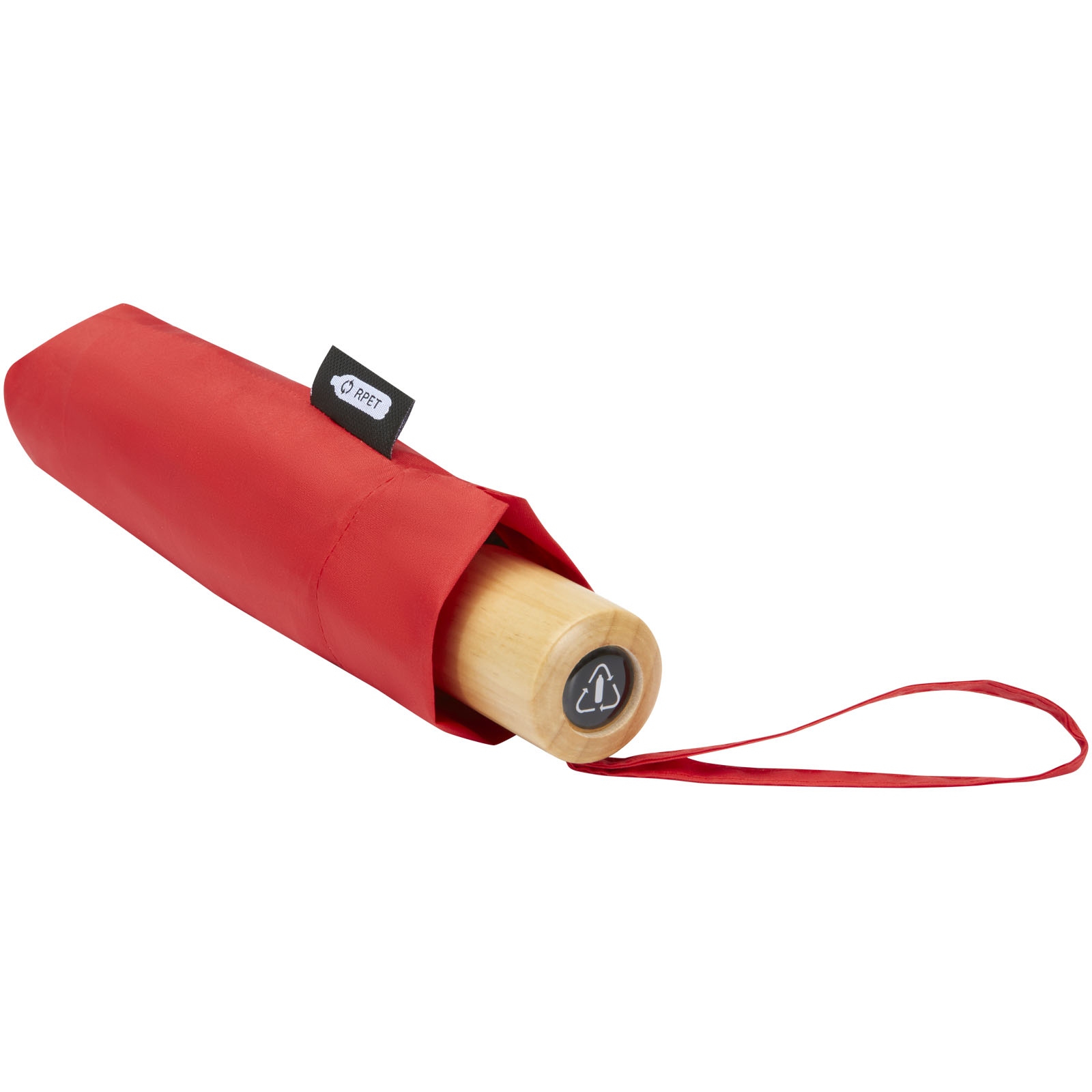 Paraguas plegable de 21 de PET reciclado resistente al viento Birgit