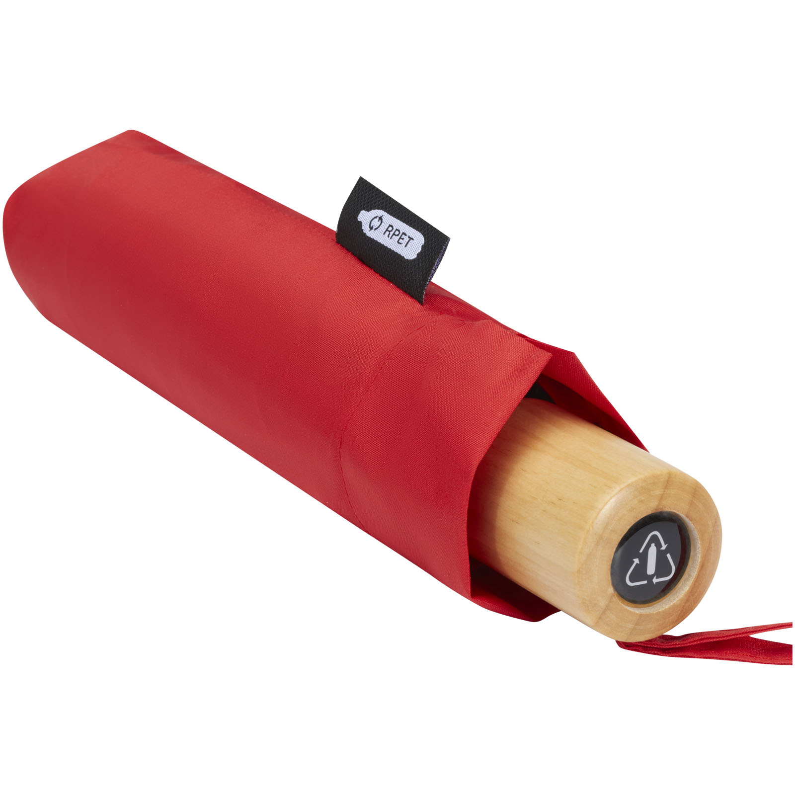 Paraguas plegable de 21 de PET reciclado resistente al viento Birgit