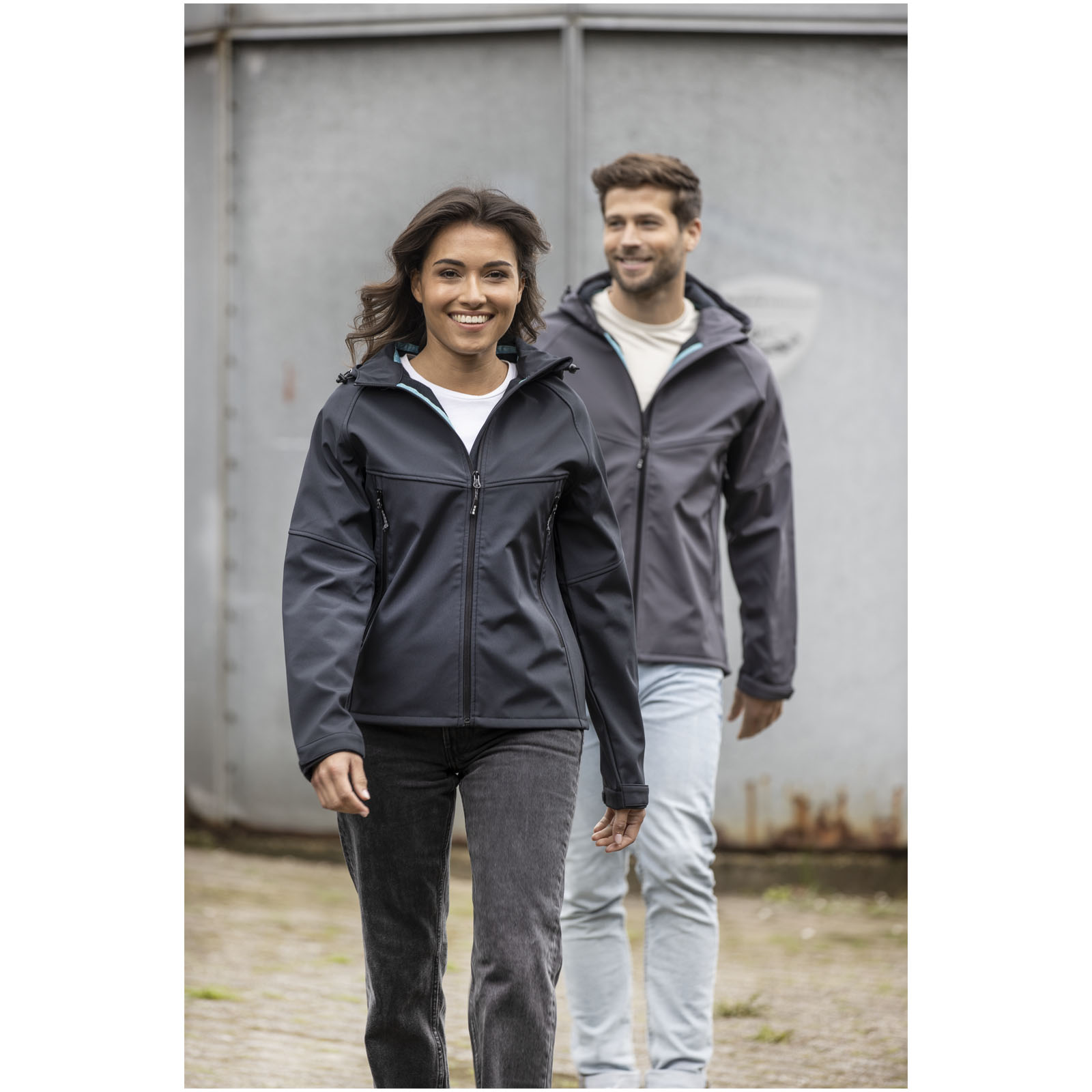 Chaqueta softshell reciclada para mujer Coltan