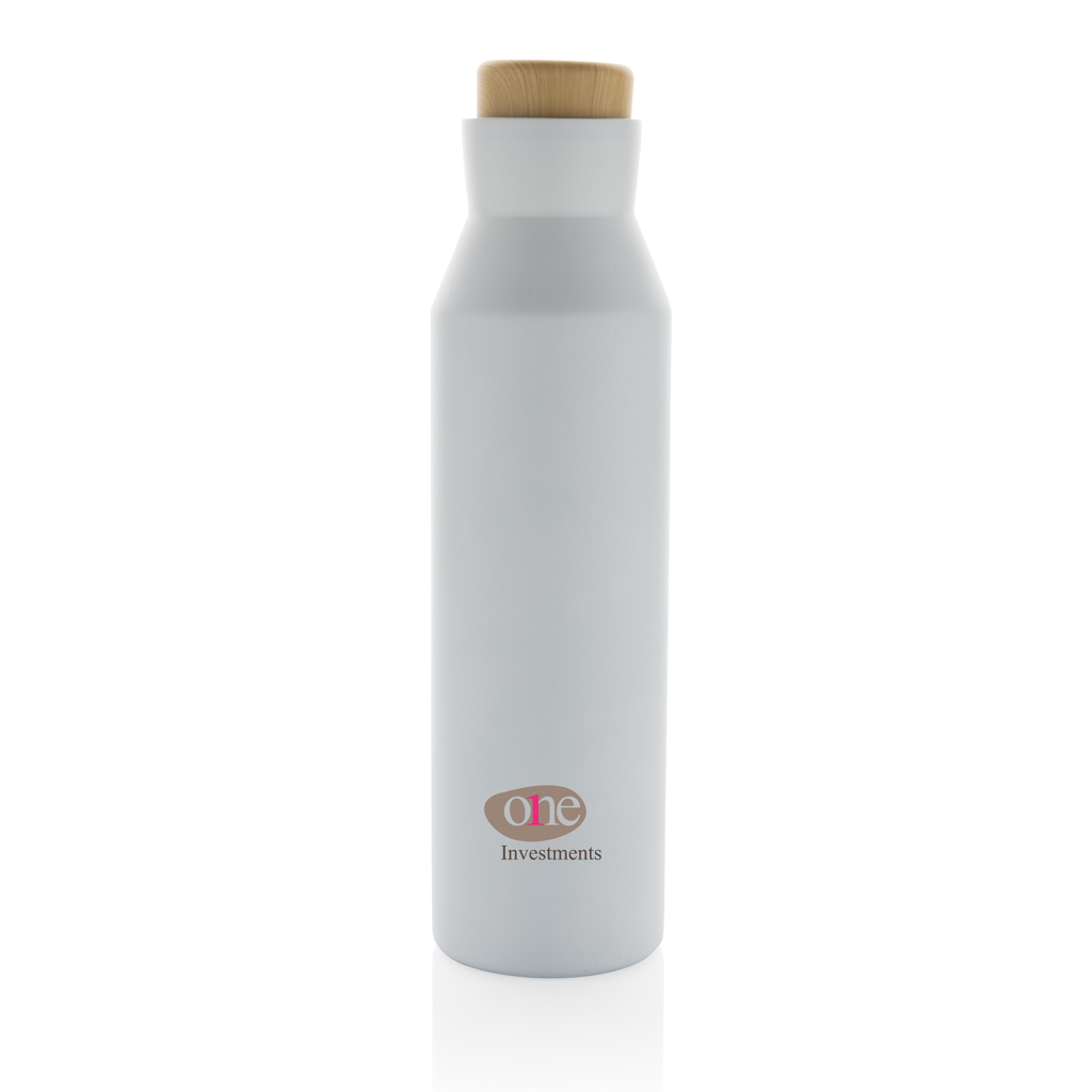 Botella al vacío acero inoxidable reciclado certificado RCS