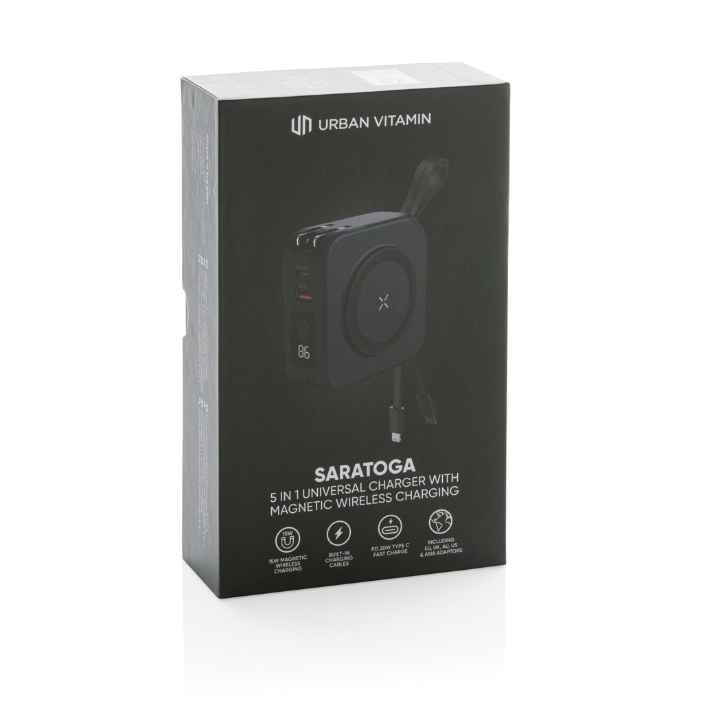 Cargador universal Urban Vitamin Saratoga 5 en 1
