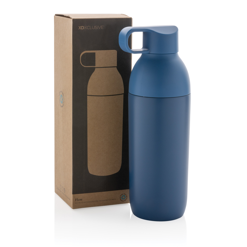 Botella al vacío de acero inoxidable reciclado Flow RCS