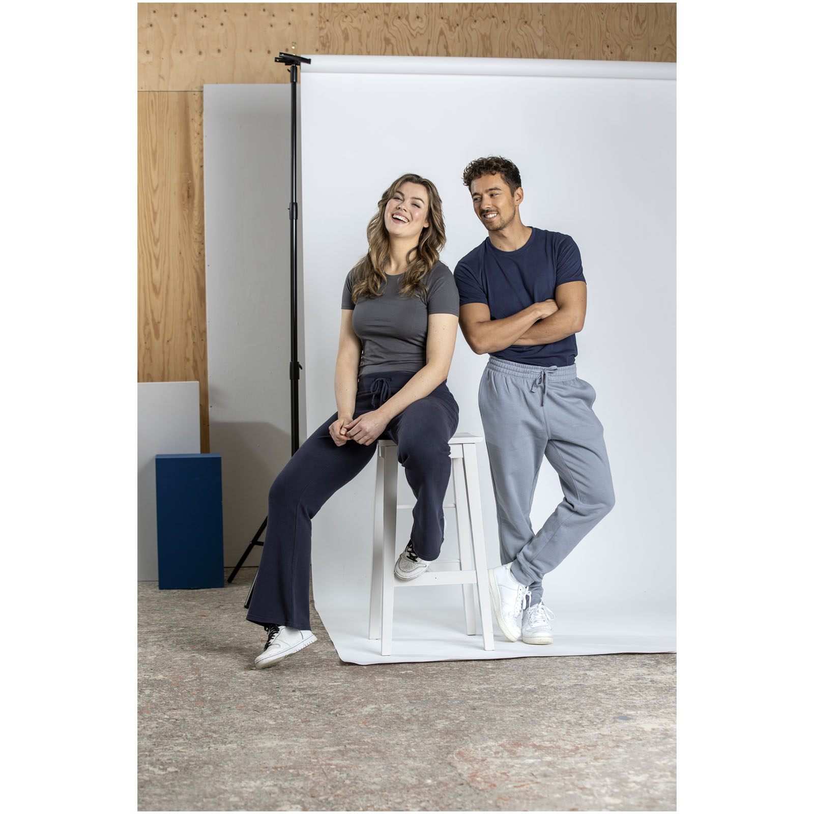 Camiseta orgánica de manga corta para hombre Azurite