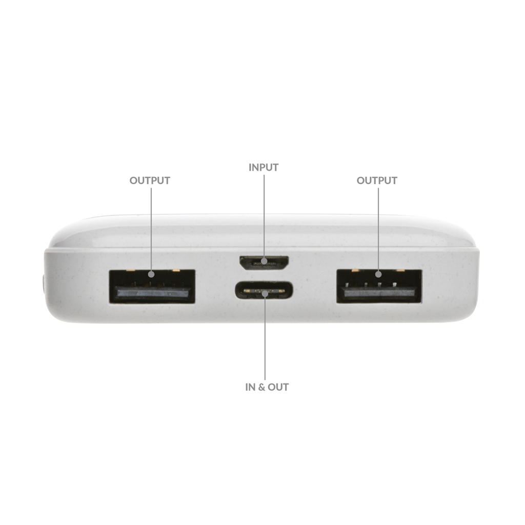 Powerbank RCS 5.000 mAh de plástico reciclado