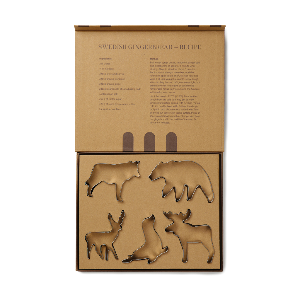 Set 5 cortadores de galletas VINGA Nordic