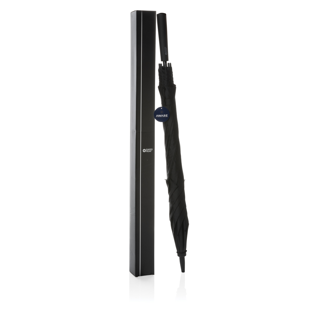 Paraguas contra tormentas Swiss Peak AWARE™ Tornado de 23"