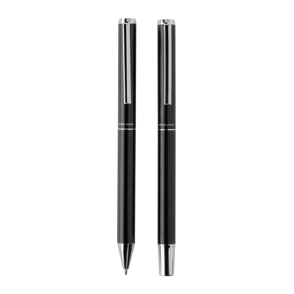 Set bolígrafos Cedar aluminio reciclado RCS Swiss Peak