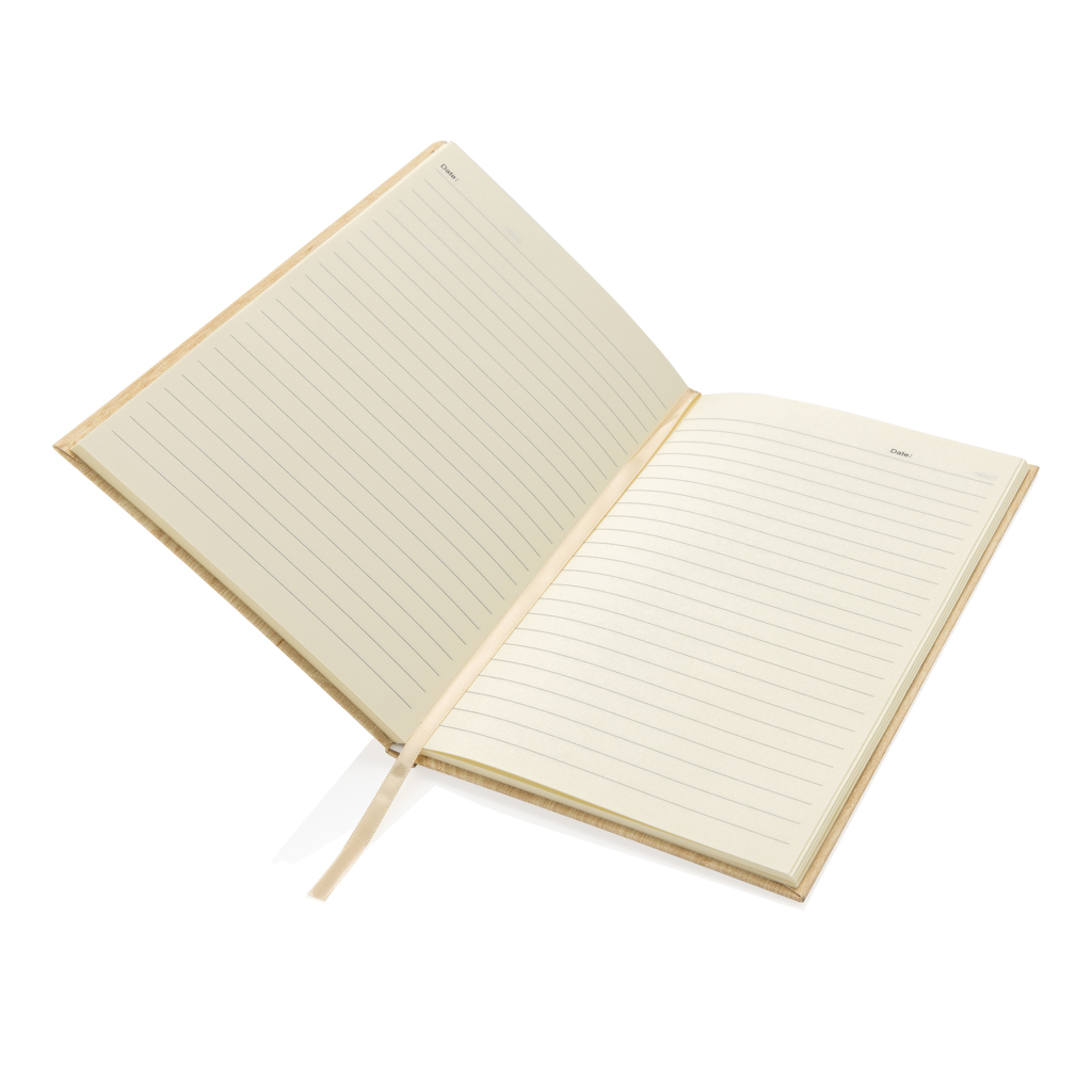 Libreta A5 con estampado de madera Kavana