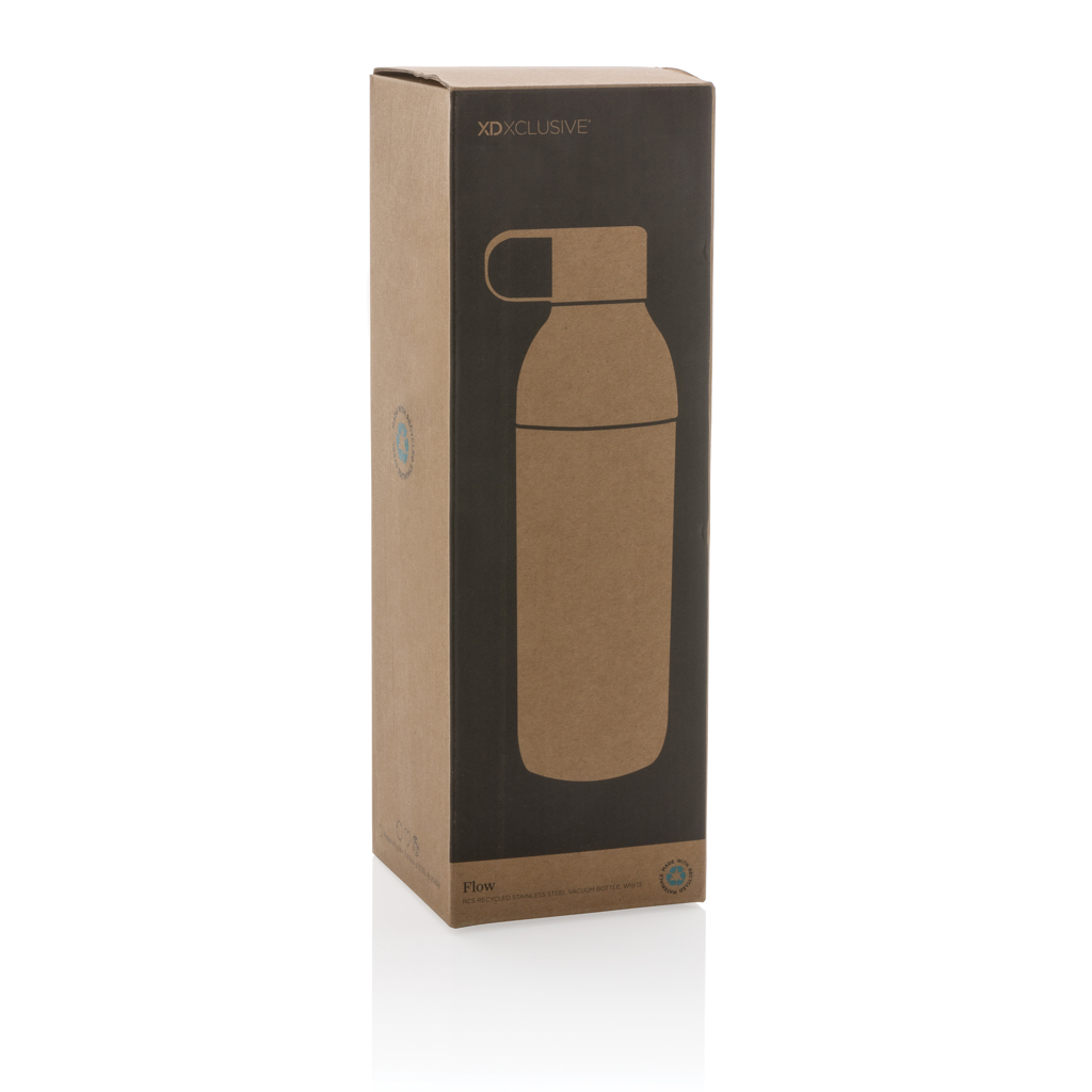 Botella al vacío de acero inoxidable reciclado Flow RCS