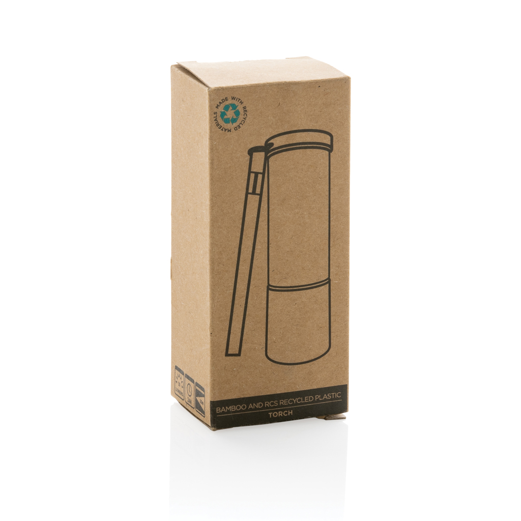 Linterna de bambú y plástico reciclado RCS