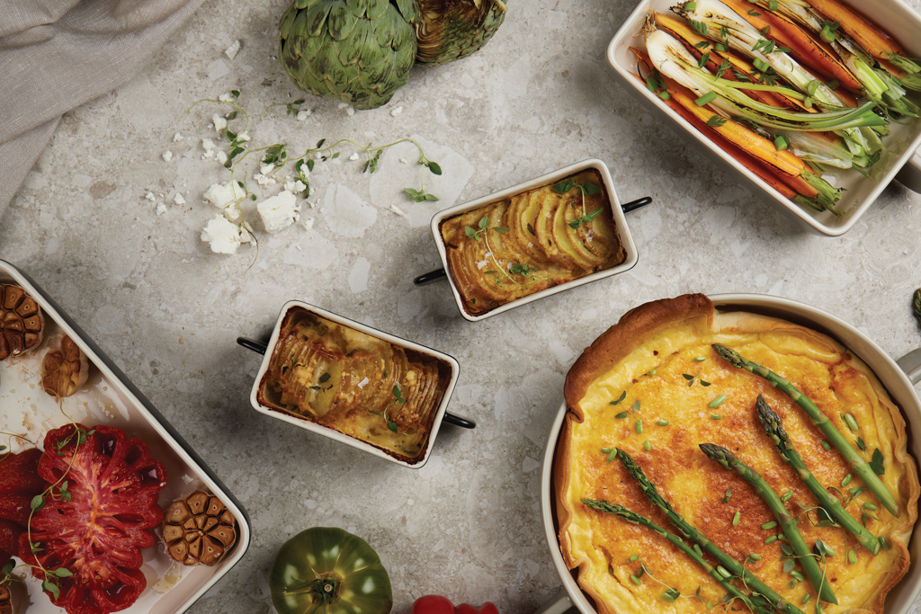 Plato VINGA Monte neu para gratinar