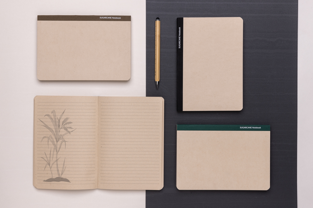 Libreta A5 Stylo de papel de caña de azúcar