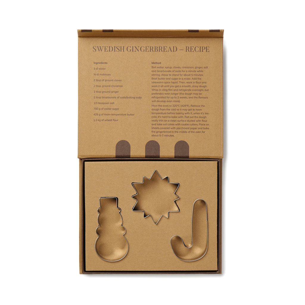 Set 3 cortadores de galletas VINGA Classic