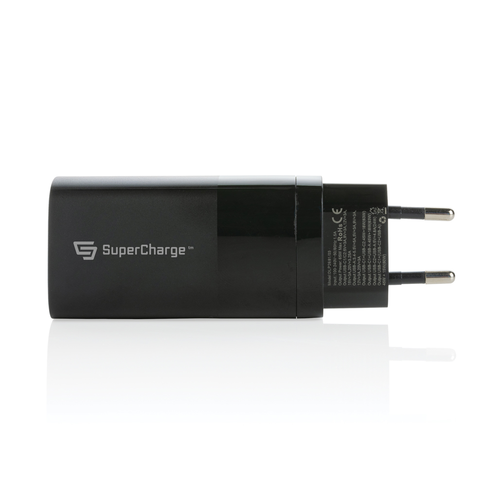 Cargador de pared USB de 3 puertos Philips de 65 W ultra ráp