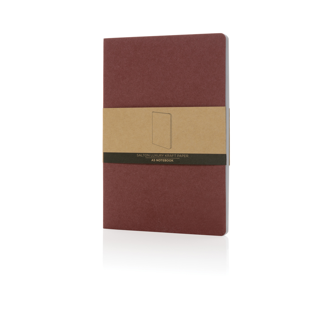 Cuaderno de papel kraft de lujo Salton A5