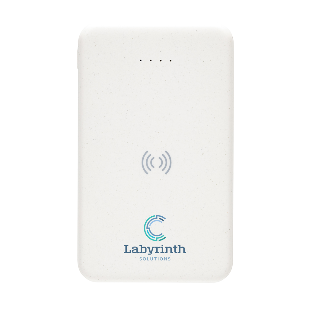 Batería inalámbrica 5W plástico RCS reciclado 5.000 mAh