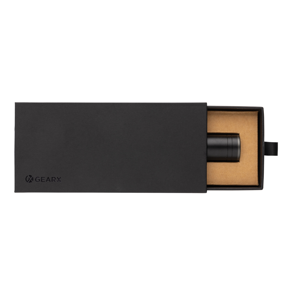 Linterna recargable USB Gear X RCS de aluminio reciclado