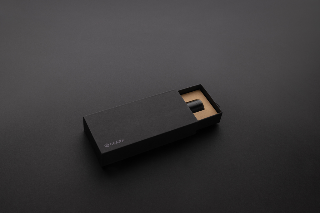Linterna recargable USB Gear X RCS de aluminio reciclado