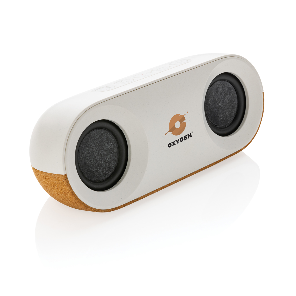 Altavoz Oregon RCS de plástico reciclado y corcho 10W