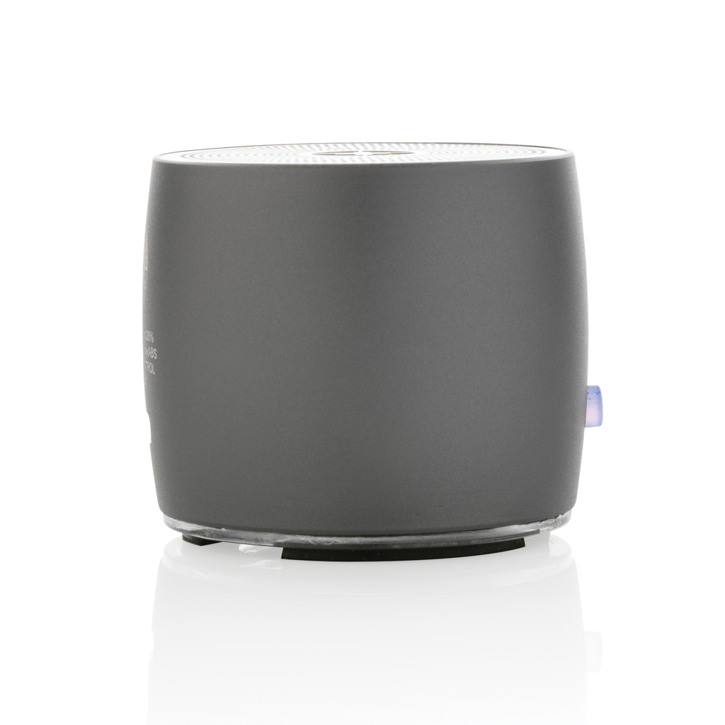 Altavoz de graves de 3W de aluminio reciclado Swiss Peak RCS