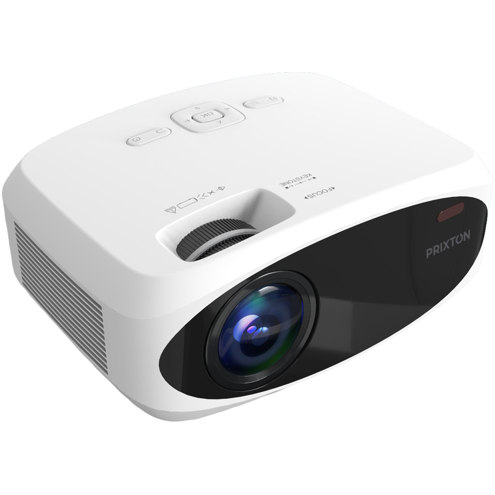 Proyector Prixton P50 Picasso con panel de fondo blanco de 100